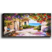 Hobby Hall Sisustustaulu Kukat, 30 x 80 cm