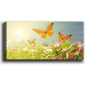 Wallity Taulu kankaalle Perhonen niityllä, 30x80 cm