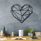 Hobby Hall Seinäkoriste Heart, 1 kpl