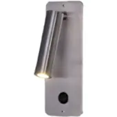 ACB Aron upotettava LED seinävalaisin 3W 3000K 19cm satiininikkeli