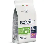 Exclusion Intestinal dieettikuivaruoka pienille pennuille porsaan ja riisin kera, 12 kg