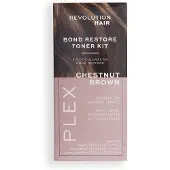 Revolution Plex Bond Restore Kit setti hiusten värin korostamiseen sävy Chestnut Brown 1 kpl
