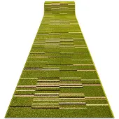 Rugsx Alfombra de pasillo HEAT-SET FRYZ NELI verde/color lima 60 cm 60x800 cm