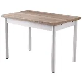 Skye Decor Ruokapöytä Polo - 1302, ruskea/valkoinen