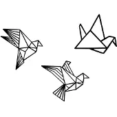 Hobby Hall Ripustettava koriste Origami 31 cm