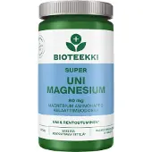 Raw Organic Bioteekki Super Uni Magnesium ravintolisä 60 tabl.