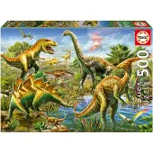 Adlibris Jurassic Playground 500p palapeli
