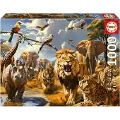 Educa Wild Animals 1000p palapeli