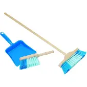 Goki Plastic dustpan handbroom and broom