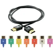 Kramer C-HM/HM/PICO/WH-10 ULTRA SLIM HIGH SPEED HDMI CABLE WITH ETHERNET WHITE-10FT 3M (97-0132710)