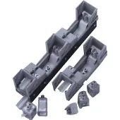 ABB :n sulakkeenpidin DIN 21 sek. Nimellisvirta A: max 400Kaapelin poikkileikkaus: 150-240mm²Asennusleveys: 180mm