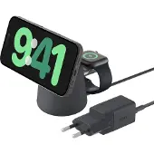 Belkin BOOSTCHARGE Pro 2-in-1 Magnetic Wireless 15W Charging Station Charcoal