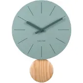 Karlsson seinäkello Arlo Pendulum matt jungle green KA5967GR