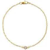 Mockberg Thin diamond rannekoru kullanvärinen small MO561