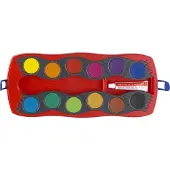 Faber-Castell - Connector paint box colours red (12 pcs) (125030)