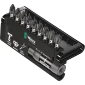 Wera Minikoon mac-tarvikesarjat WE05057684001; Bit-Check 10 PZ Impaktor 1; 10 kpl.; + pidike