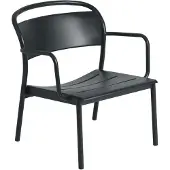 Muuto , Linear Steel Nojatuoli Anthracite Black