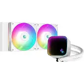 DeepCool LS520 SE WH, All-in-one-nesteenjäähdytin, 12 cm, Valkoinen (R-LS520-WHAMMM-G-1)