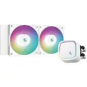 DeepCool LE520 WH, All-in-one-nesteenjäähdytin, 12 cm, Valkoinen (R-LE520-WHAMMN-G-1)
