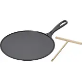 Le Creuset -lettupannu valurauta Ø 27 cm Matte black
