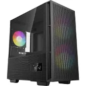 DeepCool CH360 Digital -micro-ATX-kotelo RGB-valaistuksella, musta