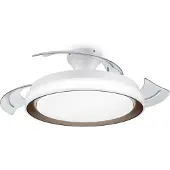 Philips LED-kattotuuletin Bliss, kulta/valkoinen, hiljainen, CCT himmennettävä, Messinki/kulta, Olohuone/ruokailutila, Metalli, Moderni