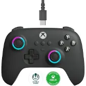 8Bitdo Ultimate C Wired -langallinen peliohjain, tummanharmaa, Xbox