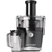 NutriBullet Juicer NBJ100G Gray juicer 800 W with 0.8 l juice container and 1.5 l pulp container (0C22500001)