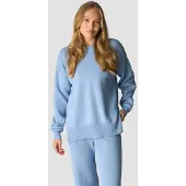 ICANIWILL Soft Knit Oversized Crewneck Light Blue