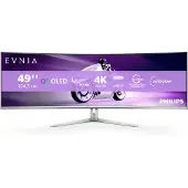 Philips Evnia 8000 49M2C8900L/00, 124,2 cm (48.9"), 5120 x 1440 pikseliä, Dual QHD, QD-OLED, 0,03 ms, Valkoinen