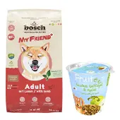Bosch Tiernahrung 2x12 kg My Friend+ Dog Adult lammas koiran kuivaruoka