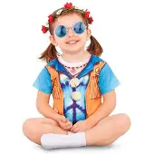 MOM Hippie Bodysuits Baby Custom Sininen 18 Months
