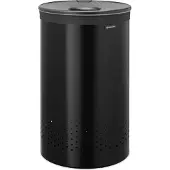 Brabantia pyykkikori muovikannella 60 L Mattamusta