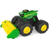 Tomy Lelu - - John Deere Monster Treads - Oksankoja, jossa ääniefektejä ja valoja - Vihreä ja Keltainen