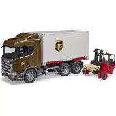 BRUDER Rekka - UPS Scania Super 560R M. Trukki - 03582 - - OneSize - Autot