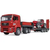 BRUDER Man Tga-gondoli Kuorma-auto Teleskooppisella Manitou Mlt 633:lla
