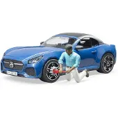 Herma Lelu Urheiluauto kuljettajalla (1:16),