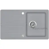 AquaSanita Keinotekoinen graniittinen tiskiallas Notus SQ101-221AW