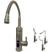 Tavalax Välitön vedenlämmitin joustavalla hanalla Stainless Steel