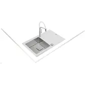 Teka Lasiallas Diamond Lux 1B 1D 86 valkoinen