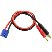 Hobby Hall Latauskaapelin liitin EC3-liittimellä 4,0 mm banaanipistoke