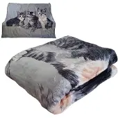 Hobby Hall Päiväpeite-viltti KW-62, harmaa, 160 x 210 cm