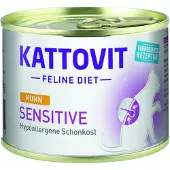 Kattovit 24 x 185 g Sensitive kalkkuna