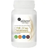 Aliness Kelatoitu sinkkidiglysinaatti 15 mg - 100 tablettia