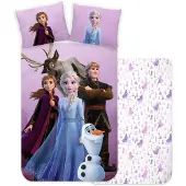 Carbotex Lasten vuodevaatteet setti 100x140 Disney Frozen