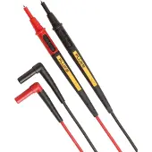 Fluke TL175E Turvatestausjohtosarja [Teräliitin 4 mm - testikärki] 1,20 m musta, punainen 1 kpl