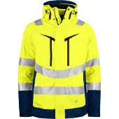 Projob 6445 Tekninen Takki 3-In-1 En Iso 20471 Luokka 3/2 - Yellow/Navy - M