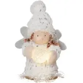 Star Trading Koriste 991-49 valkoinen enkeli, 20cm