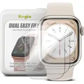 Ringke Dual Easy Film -suojakalvo Apple Watch 7/8 41mm & Apple Watch SE/6/5/4 40mm 3-pack 3-pack