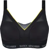 Shock Absorber Active Shape Support Bra 015F - Black - B x 75